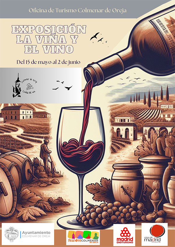 Exposición la viña y el vino en Colmenar de Oreja