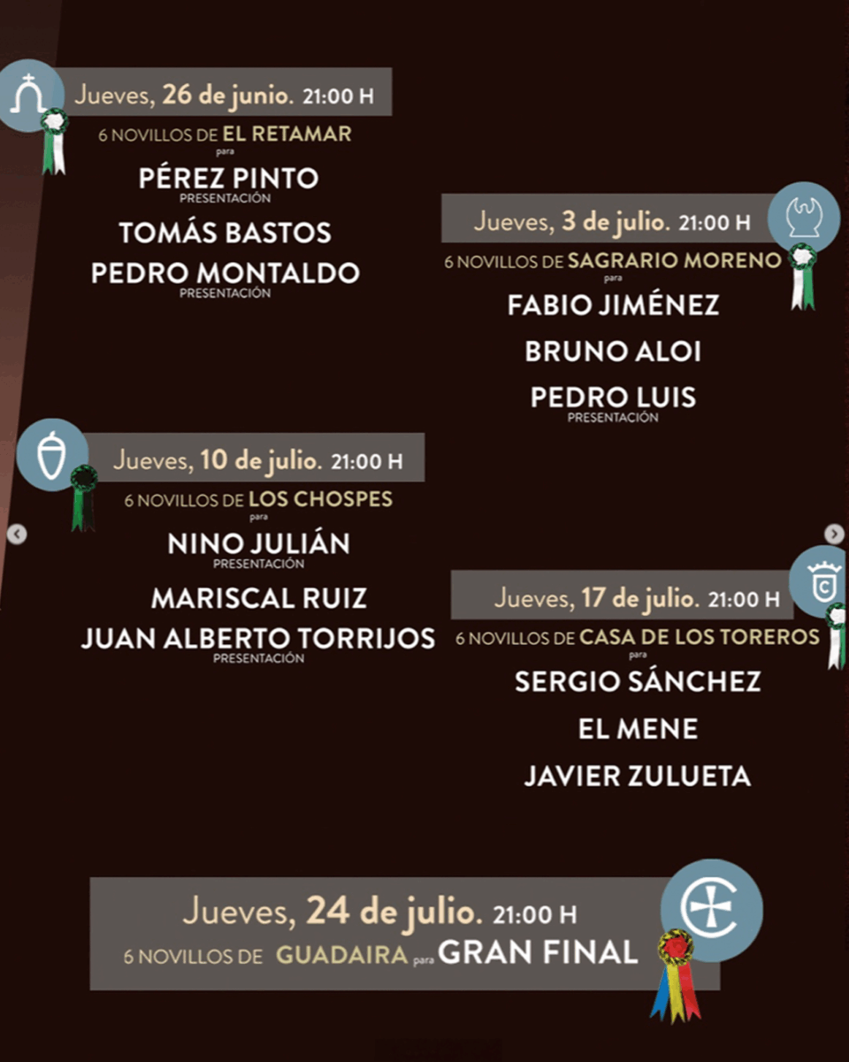 Novilladas de Cénate Las Ventas 2025