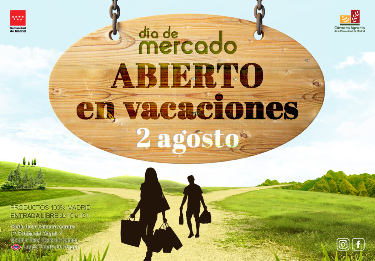 Cartel de Día de mrercado, edición agosto 2025